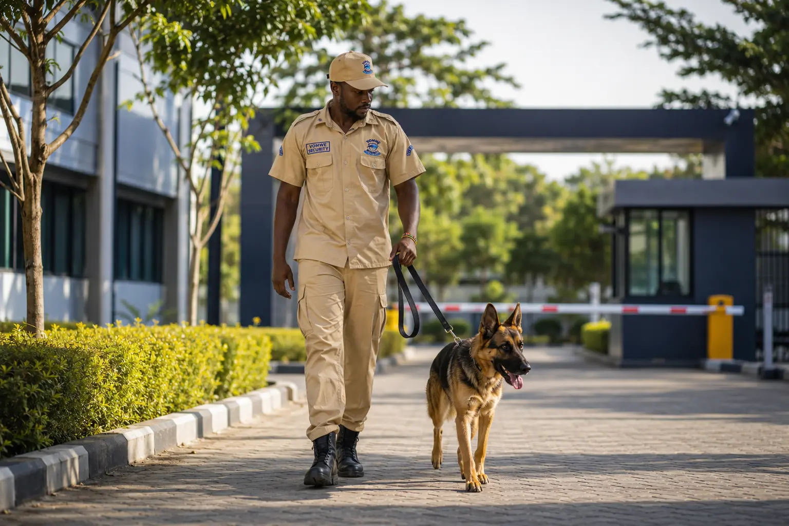 Vomwe Security Group residential security guards protecting a gated community in Nairobi