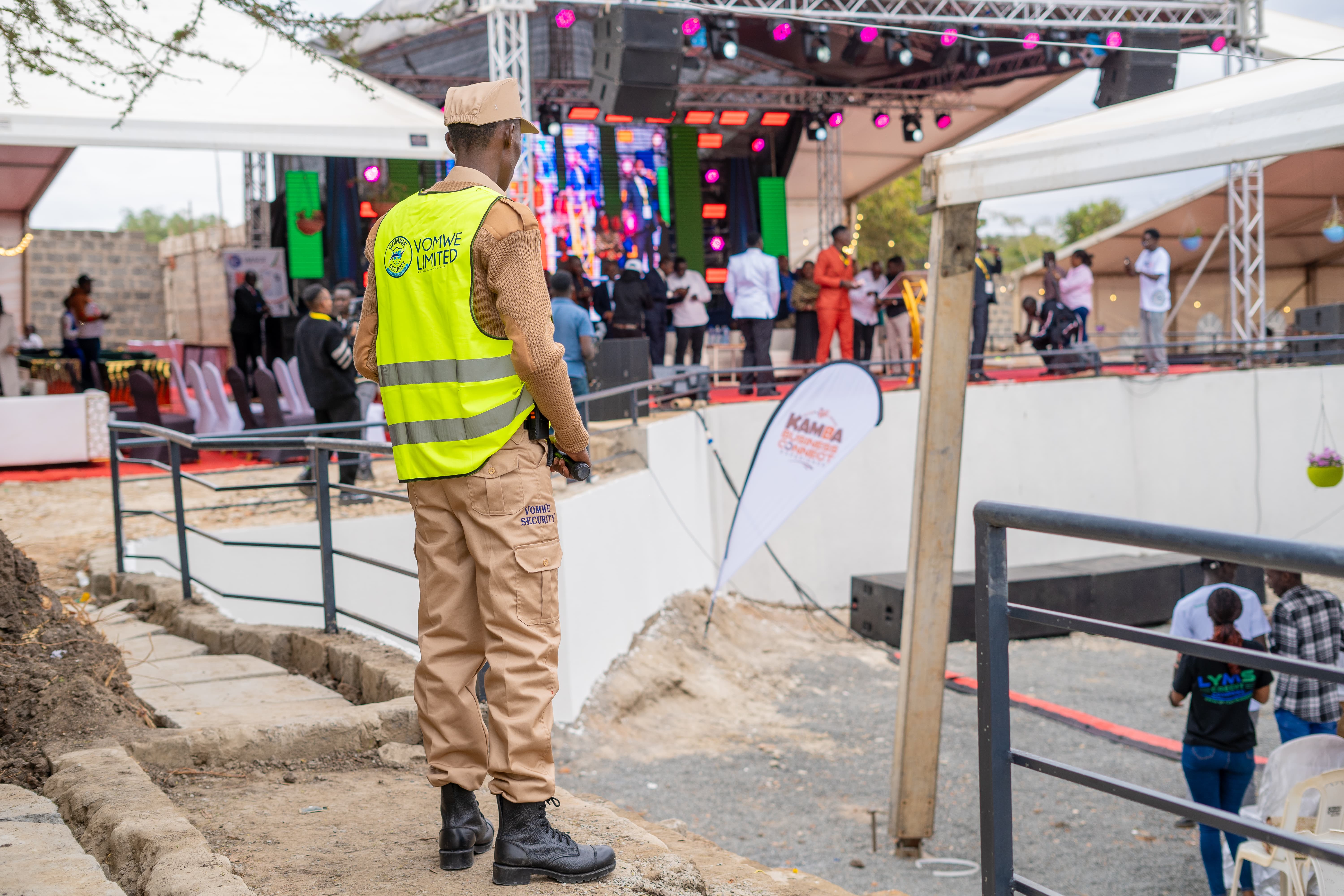 Concert Perimeter Security in Nairobi