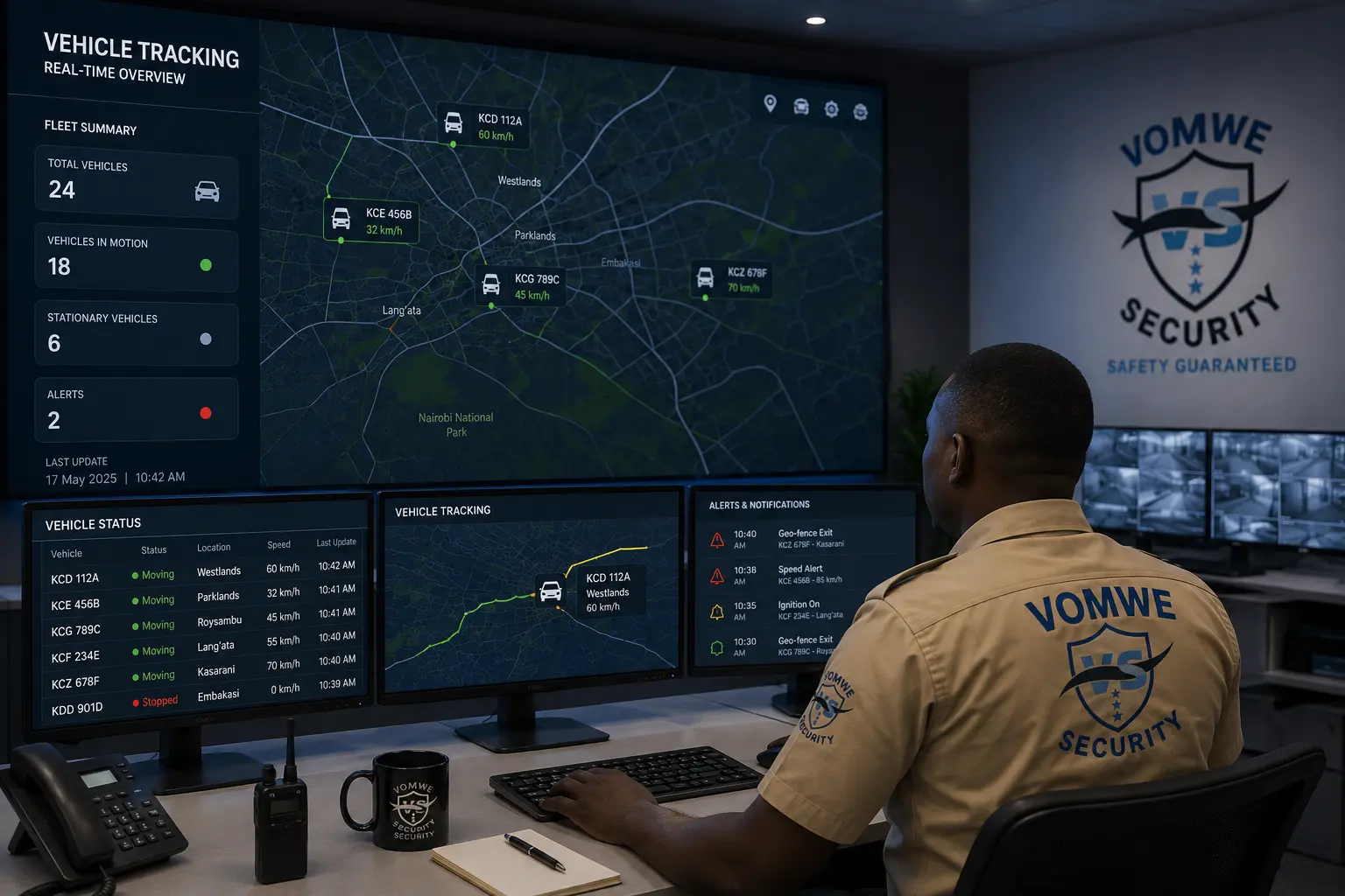 GPS tracking and fleet management